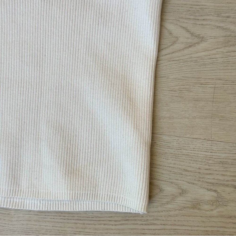 Express White Ribbed Top - Picture 4 of 4